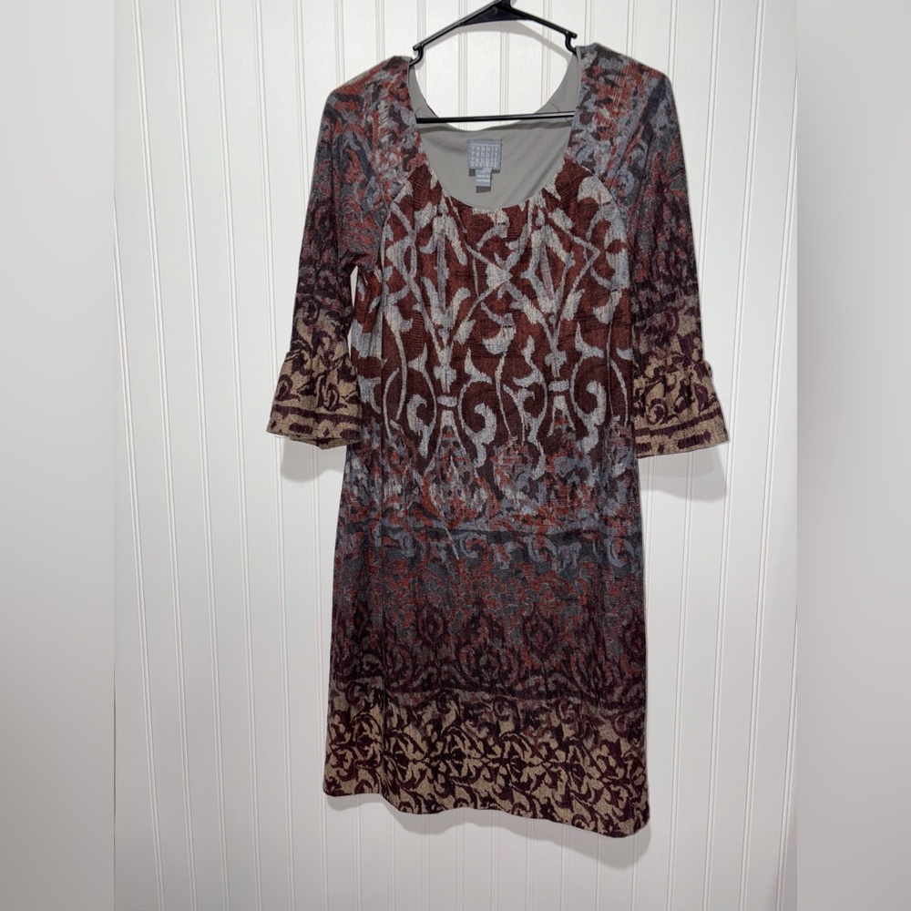 Rabbit Rabbit Rabbit Long Sleeve Dress with Bell Sleeves| Size Small